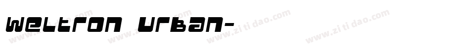 Weltron Urban字体转换